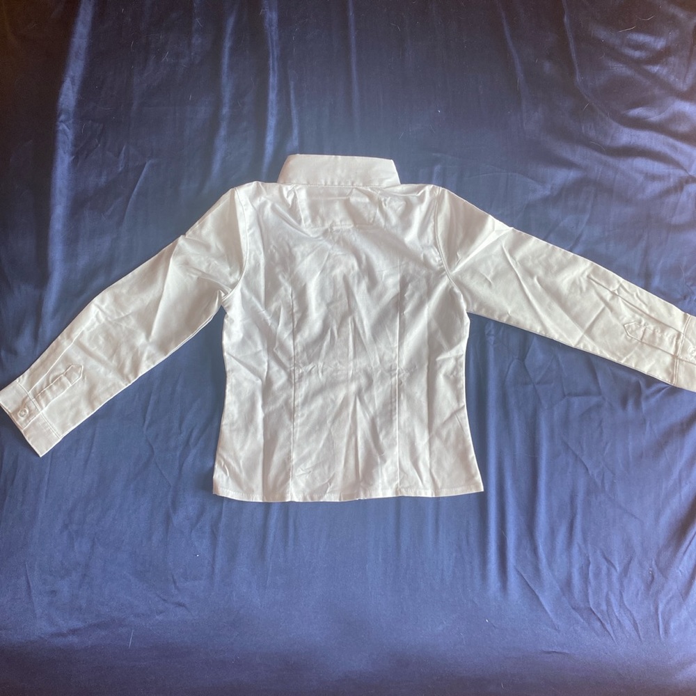 Kid sized white school shirt